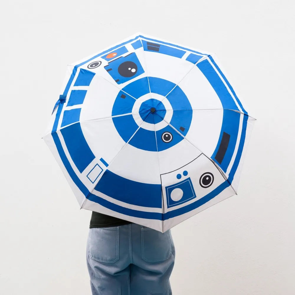 Star Wars R2D2-Paraply med Automatiskt Öppningssystem och Skyddsfodral