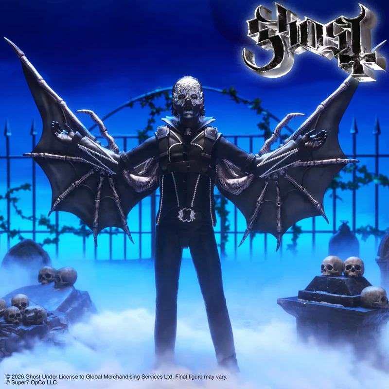 Ghost Ultimates! Våg 6 Papa V Perpetua Fladdermusvingar Figur