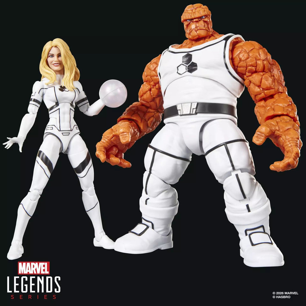 Marvel Legends Future Foundation Actionfigurer: The Thing och Osynliga Kvinnan