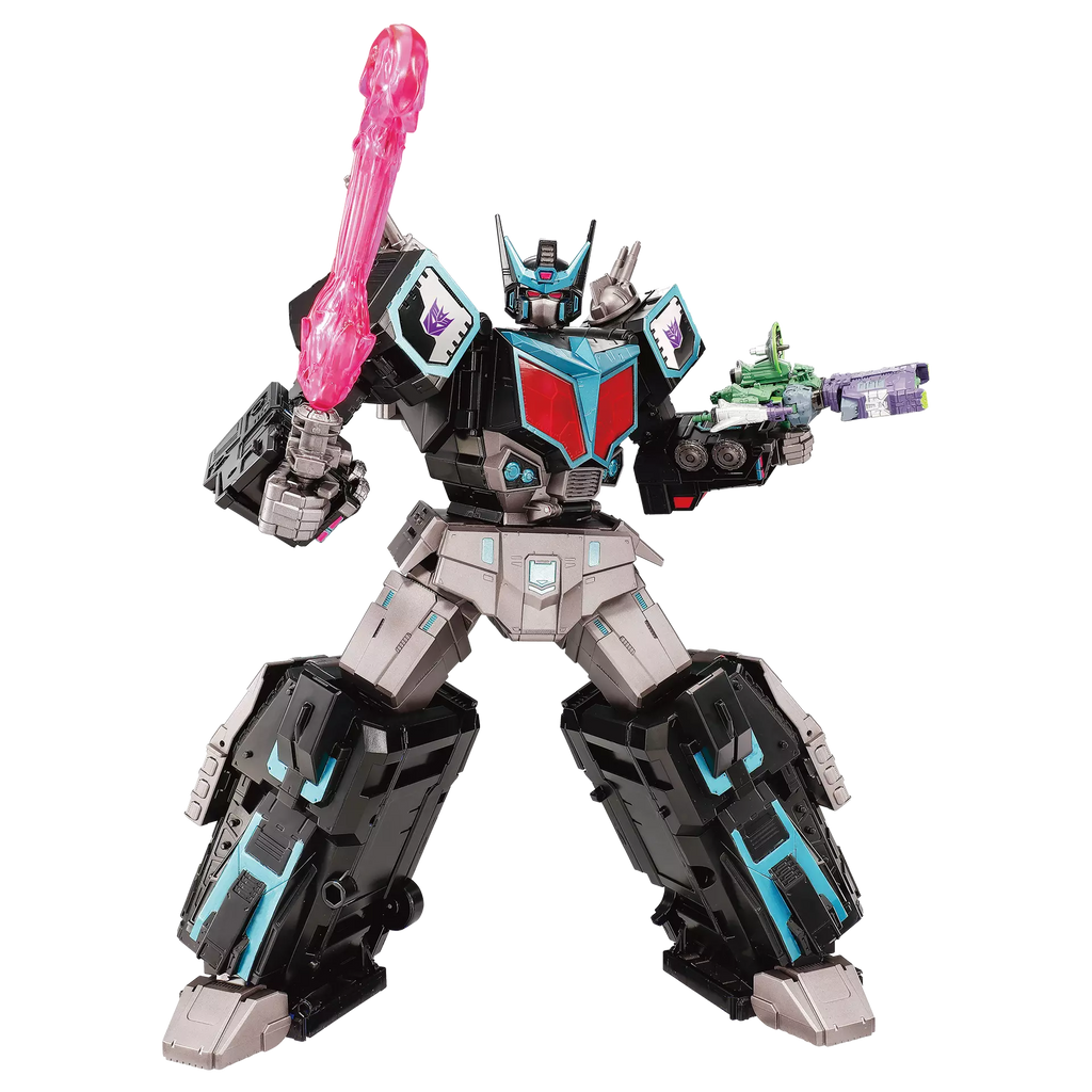 Transformers Takara Tomy Nemesis Star Convoy Samlarfigur i Jet Svart