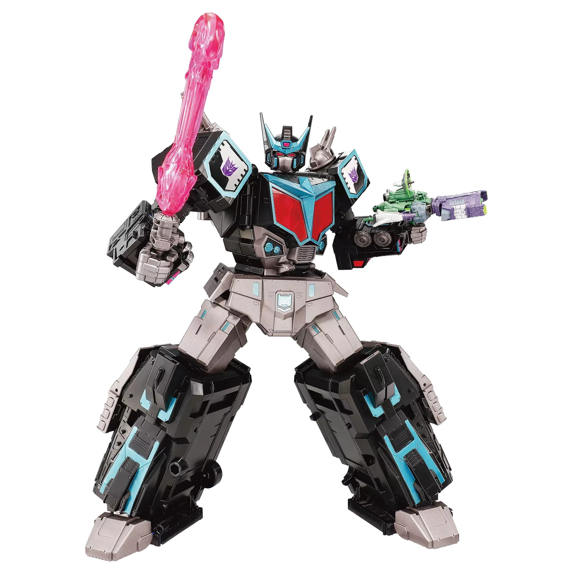 Transformers Takara Tomy Nemesis Star Convoy Samlarfigur i Jet Svart