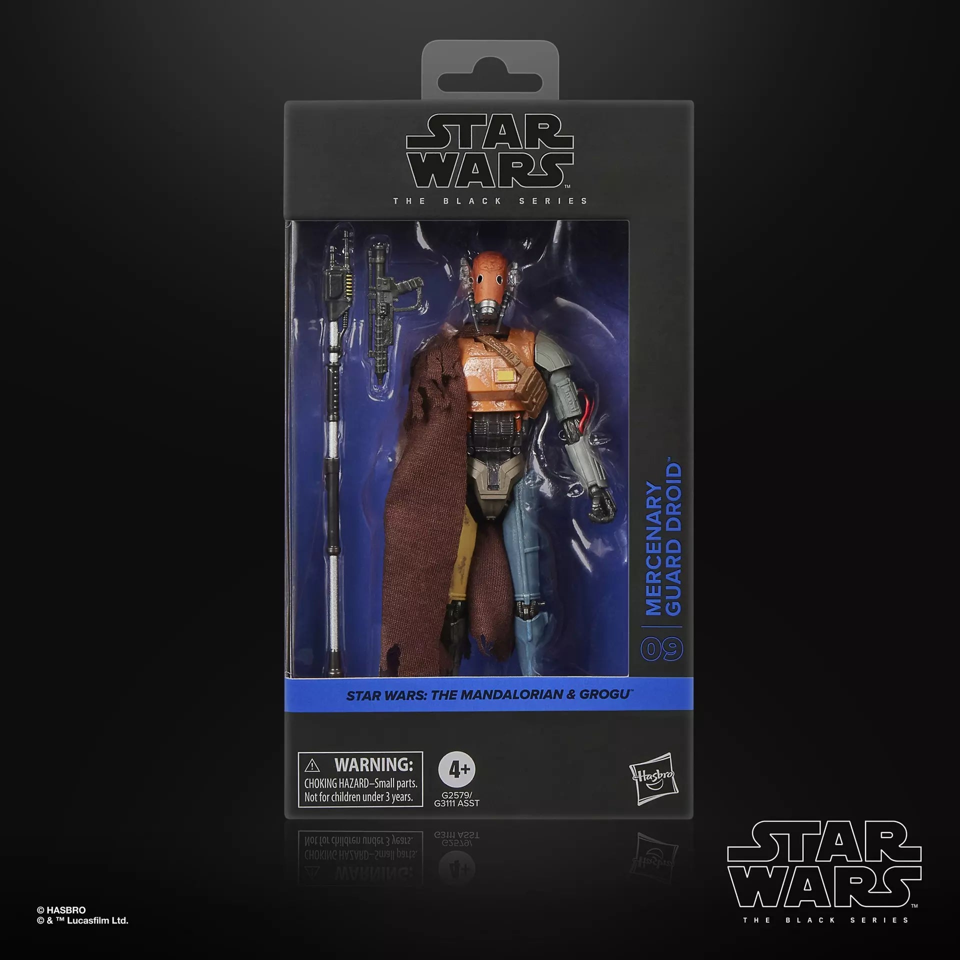Star Wars Black Series Mandalorian och Grogu Legosoldatrobot Actionfigur