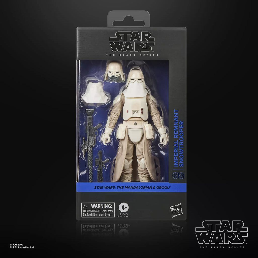 Star Wars Black Series Mandalorian och Grogu Imperial Remnant Snowtrooper Actionfigur