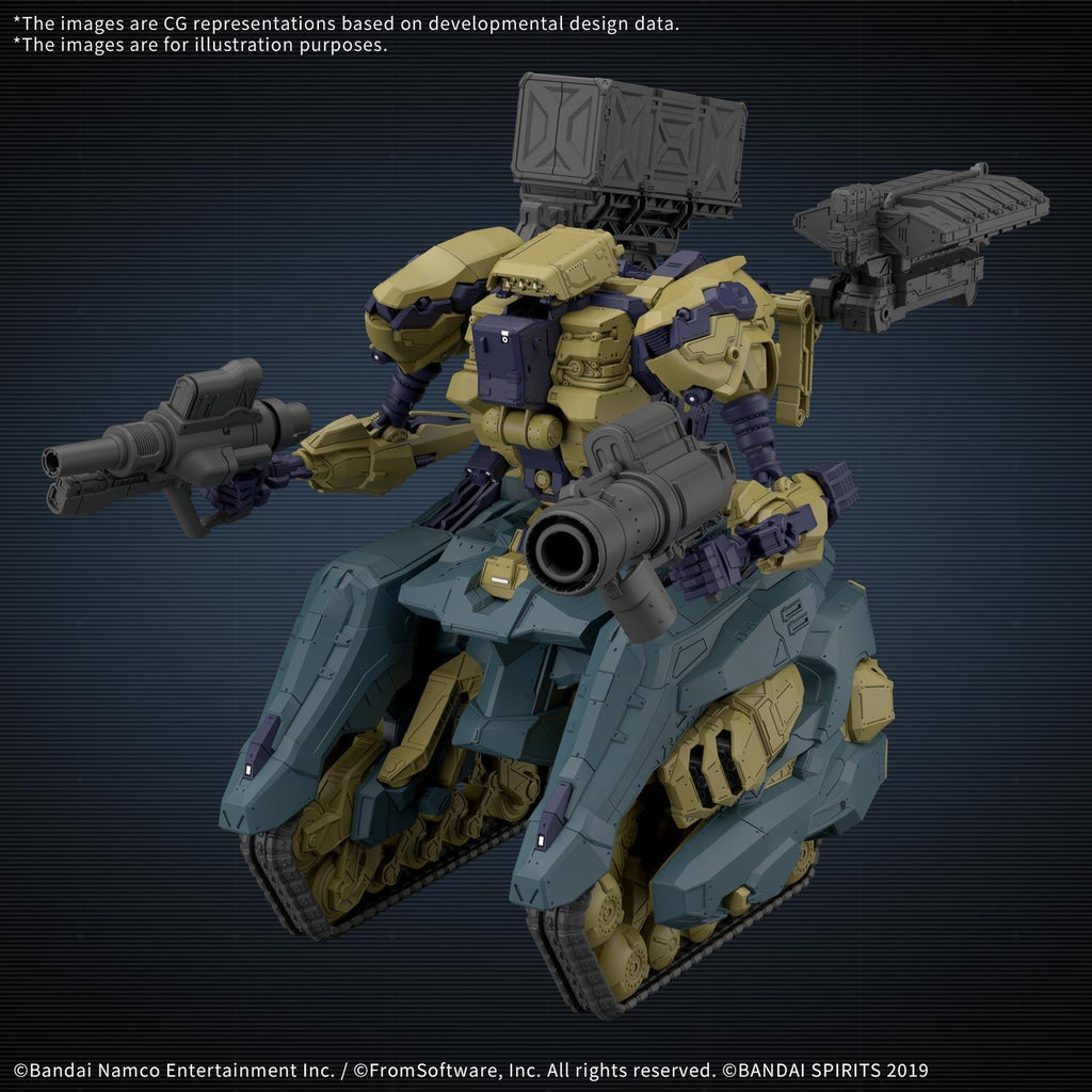 30 mm bepansrad Armored Core VI Flammorna från Rubicon Rad CC-3000 Räddningsfordon Cirkus