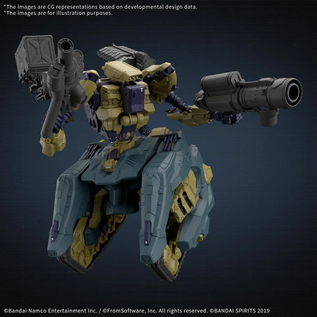 30 mm bepansrad Armored Core VI Flammorna från Rubicon Rad CC-3000 Räddningsfordon Cirkus