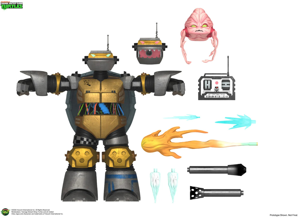 Teenage Mutant Ninja Turtles 2012 Tecknad Serie Metalhead Ultimat Actionfigur i Metall