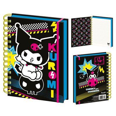 Sanrio Kuromi Punk Vibes Spiralbundet Anteckningsblock