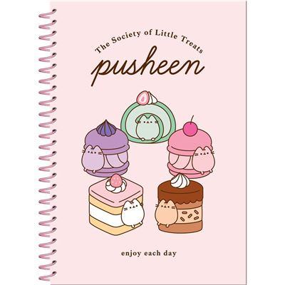 Pusheen Klistermärken och Spiralbundet Anteckningsblock