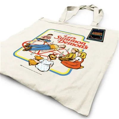 Steven Rhodes Tote-väska "Let's Summon Demons"