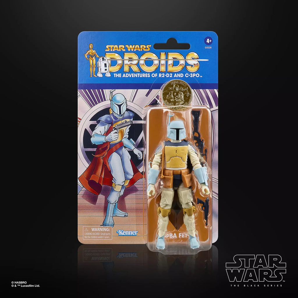 Star Wars Black Series Droids Boba Fett Actionfigur på 15 cm med utbytbara delar och tillbehör