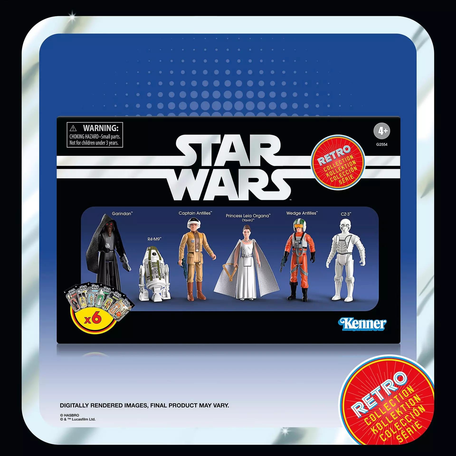 Star Wars Retro Samlarfigur från A New Hope-kollektionen i skala 3,75 tum