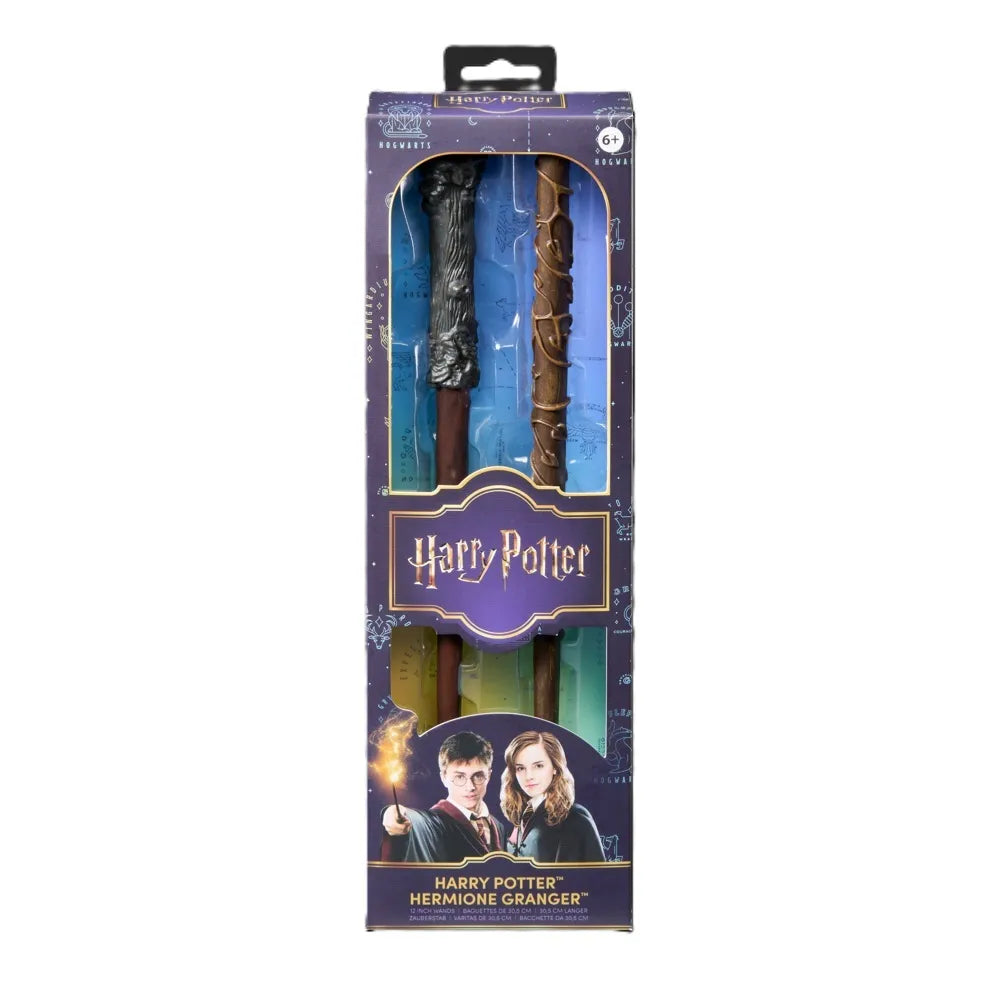 Set med Trollstavar för Harry Potter och Hermione Granger (2 stycken)