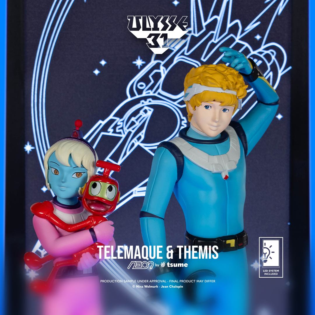 Ulysse 31 Telemachus & Themis Neonfigur