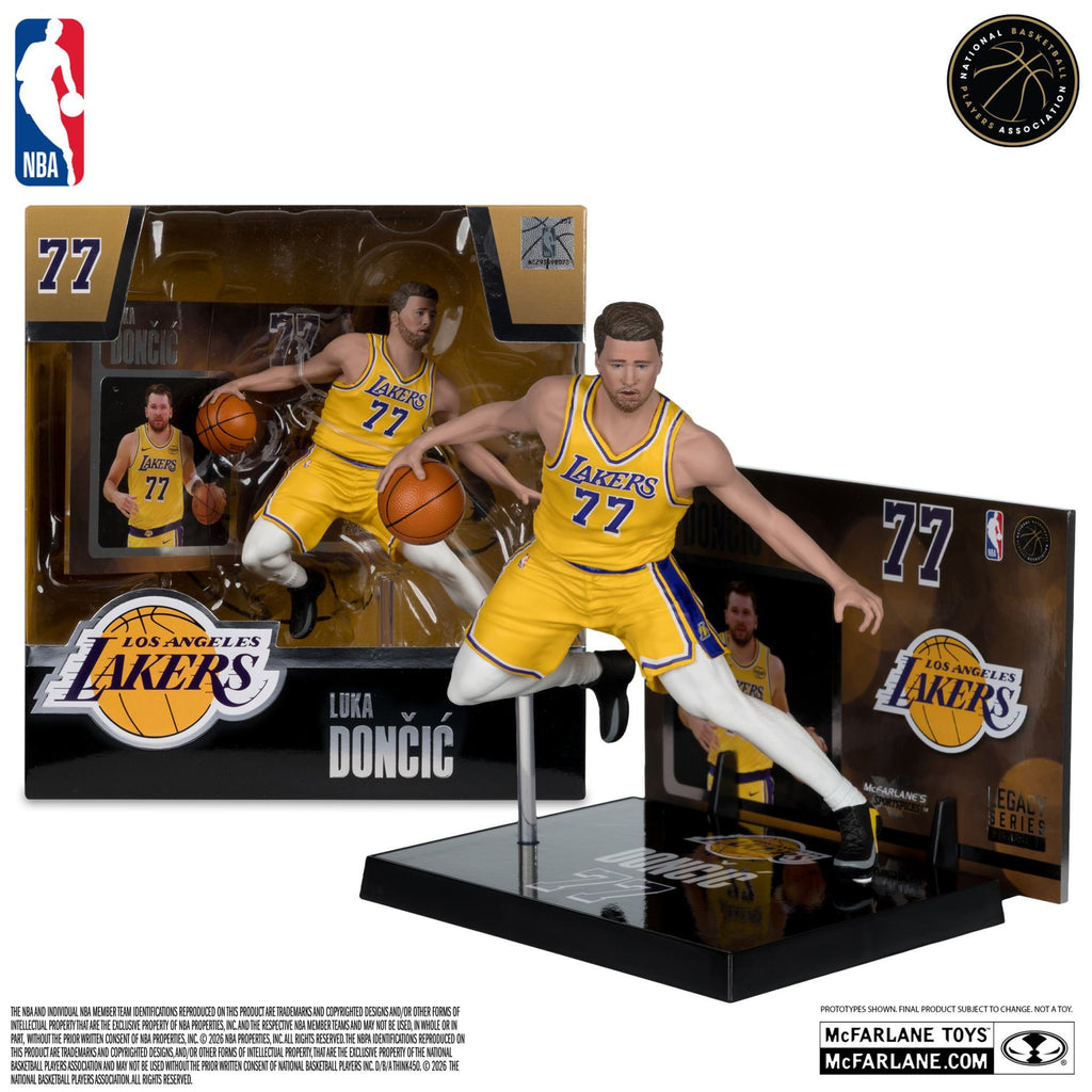 NBA Sportspicks Figuren av Luka Dončić (Los Angeles Lakers) i poserande ställning