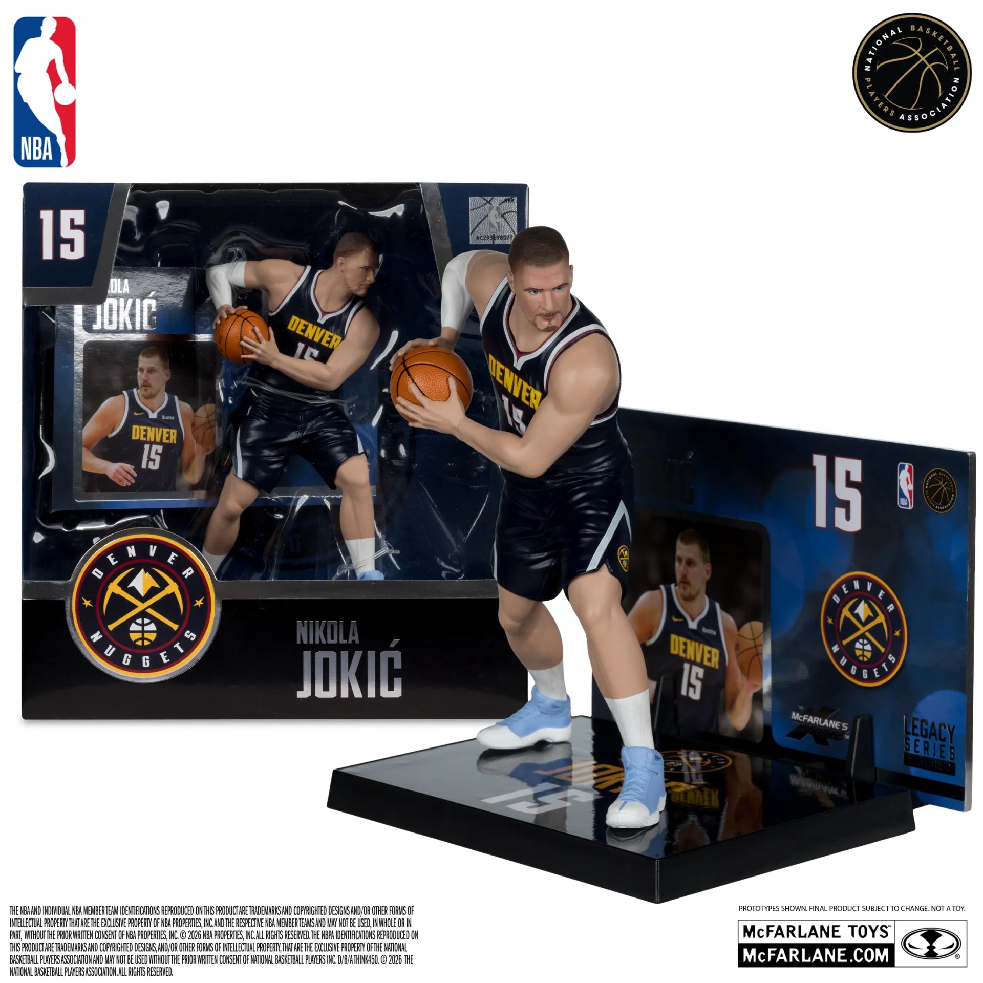 Nba Sportspicks Nikola Jokic (Denver Nuggets) Poserad Figur