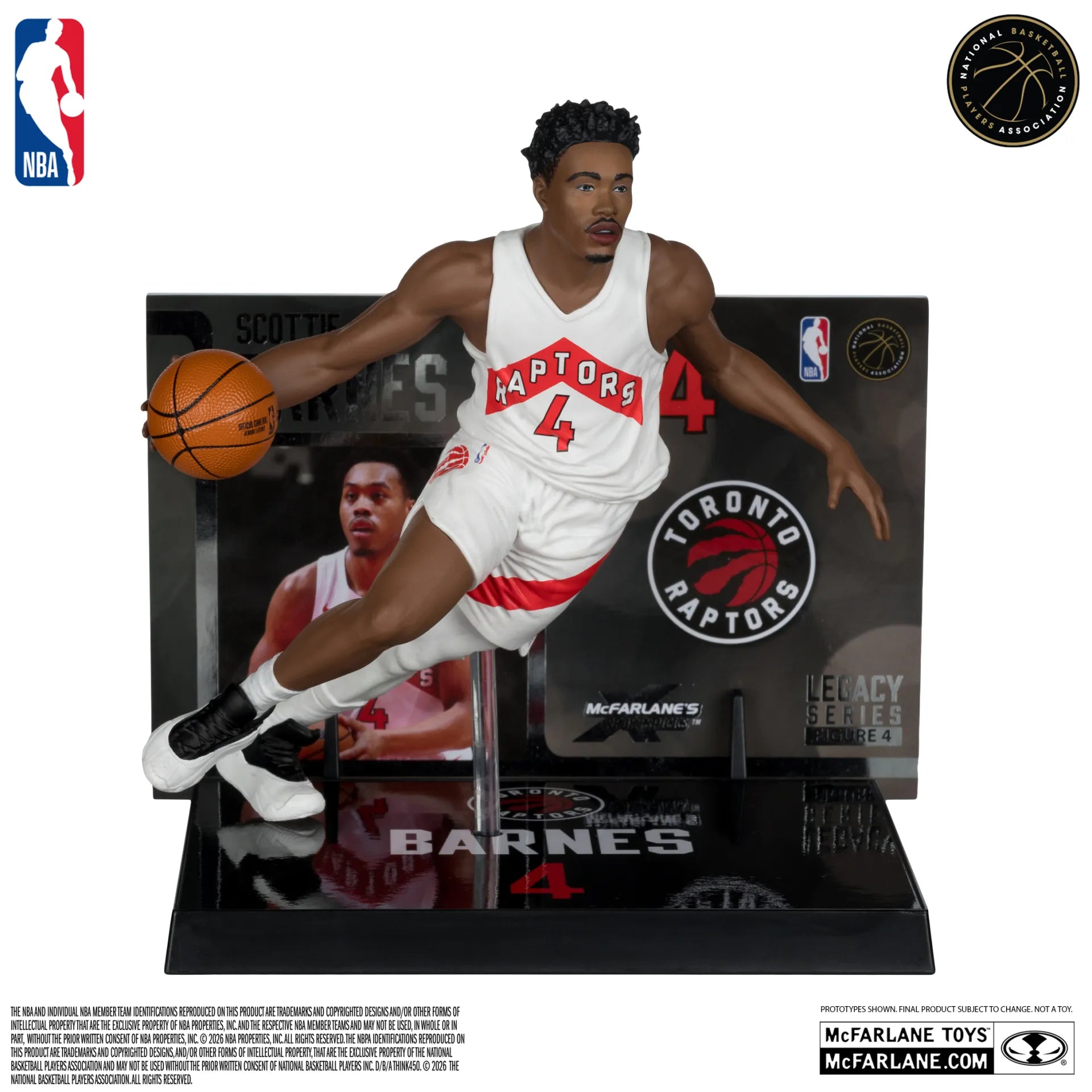 NBA Sportspicks Scottie Barnes (Toronto Raptors) poserad figur