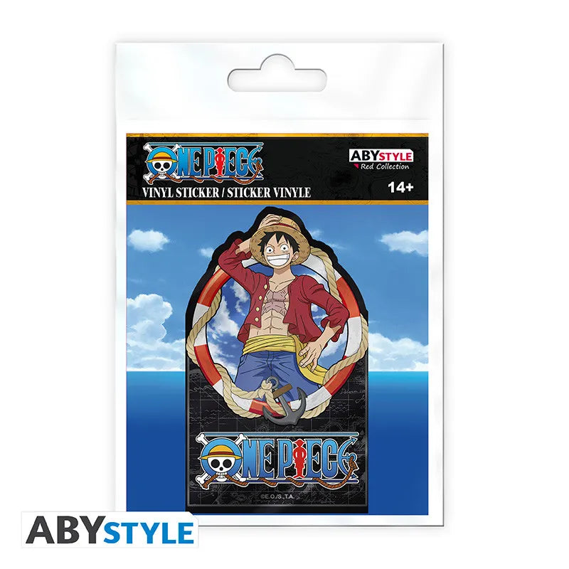 One Piece Luffy vinylklistermärke