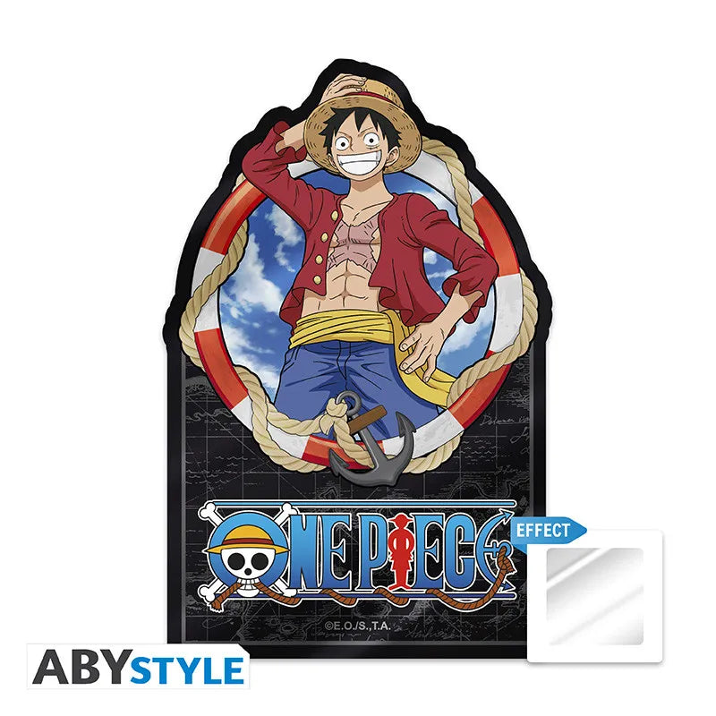 One Piece Luffy vinylklistermärke