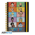 One Piece Anteckningsblock med unga Straw Hat-medlemmar