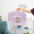 Pusheen Stöd för Laptop med Telefonfack