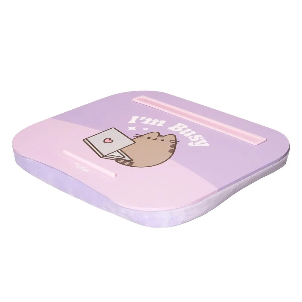 Pusheen Stöd för Laptop med Telefonfack