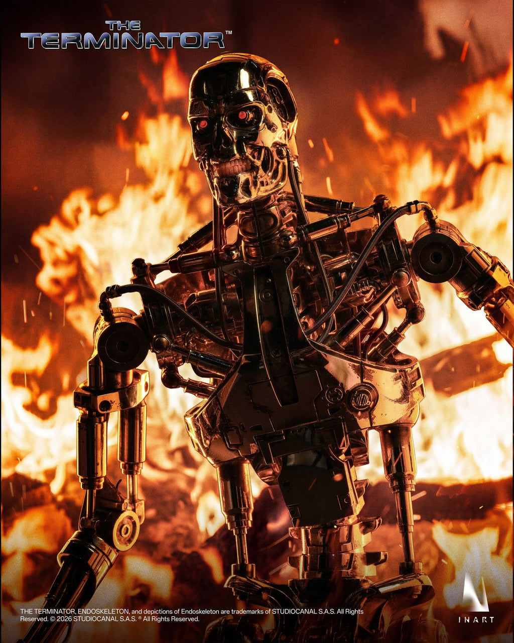 Den Terminator T-800 Endoskelett 1/6 Samlarfigur