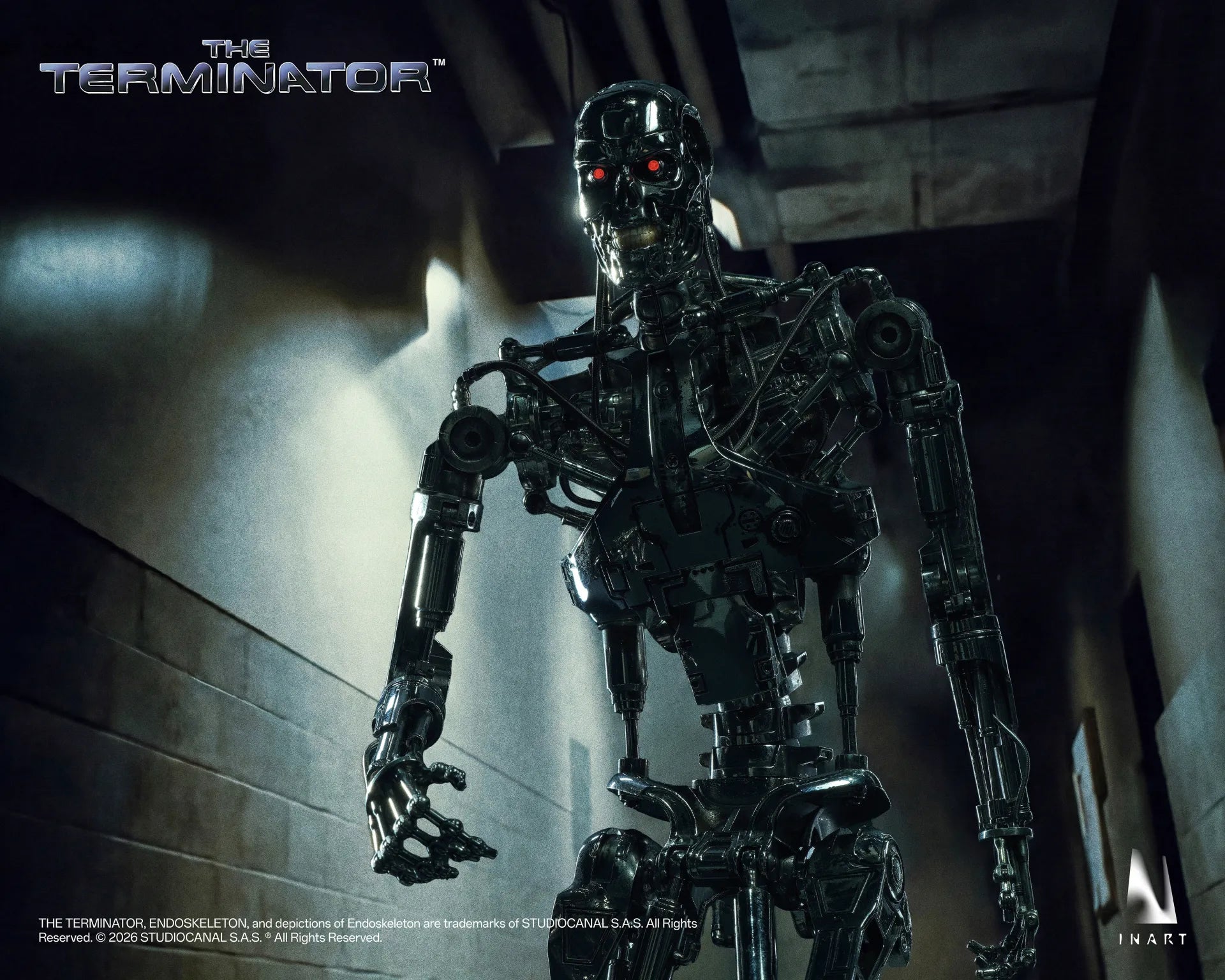 Den Terminator T-800 Endoskelett 1/6 Samlarfigur