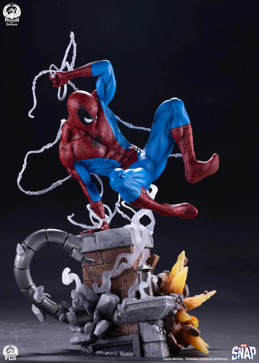 Marvel Snap Spider-Man Figur i skala 1:3 Deluxe Edition