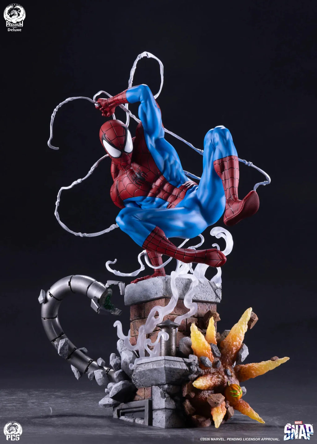 Marvel Snap Spider-Man Figur i skala 1:3 Deluxe Edition