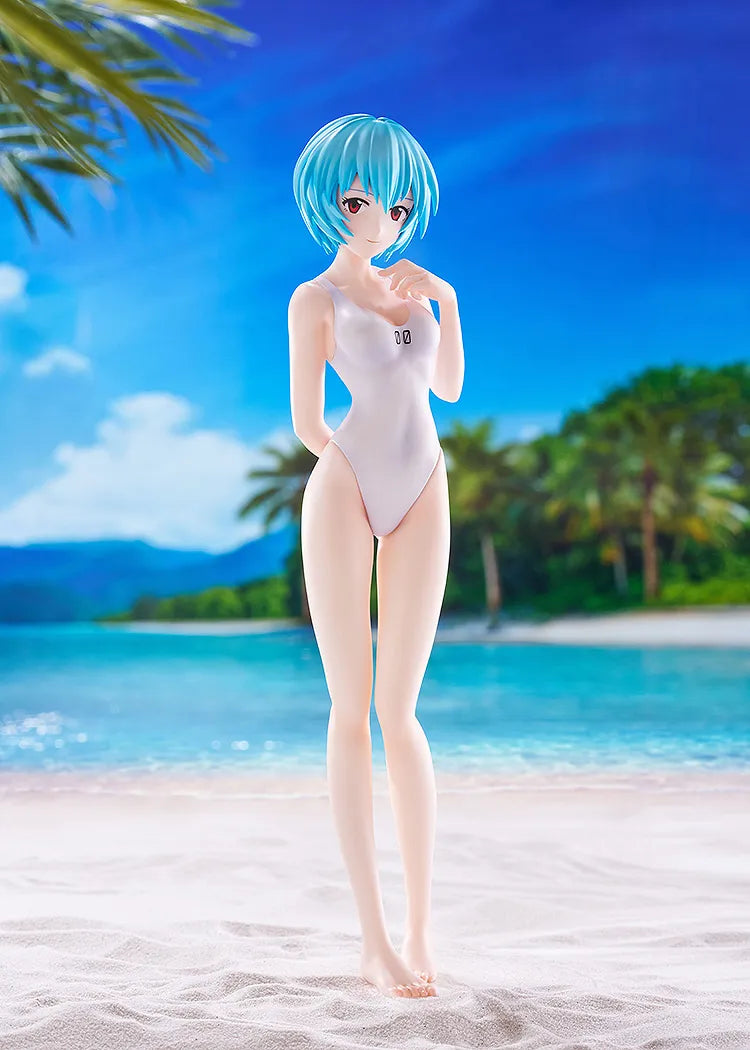 Rebuild Of Evangelion Rei Ayanami Figur i One Piece-stil i L-storlek från Beach Queens-serien