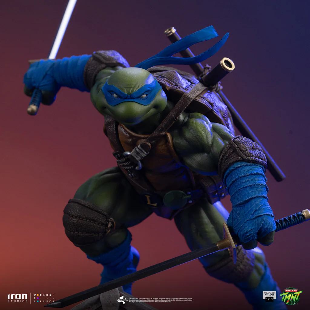 Teenage Mutant Ninja Turtles Leonardo Frisläppt 1/10 Figur