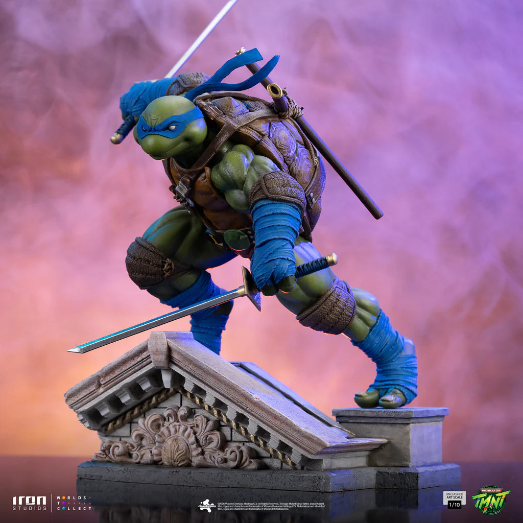 Teenage Mutant Ninja Turtles Leonardo Frisläppt 1/10 Figur