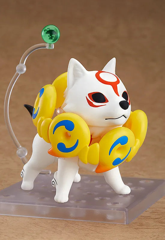 Okami Amaterasu DX Nendoroid - Omtryck med tillbehör från spelet