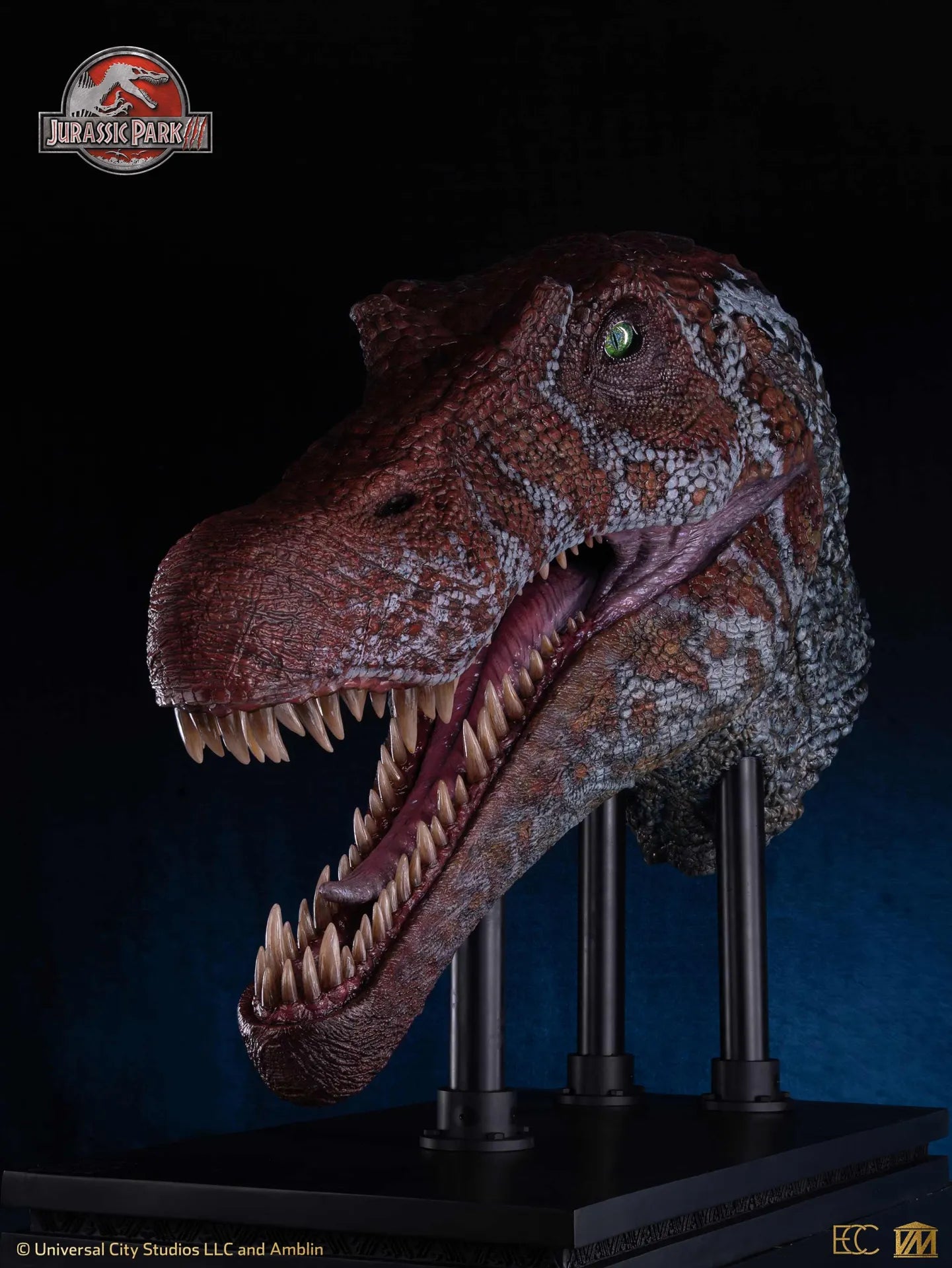 Jurassic Park 3 Spinosaurus Halvskalig Reproduktion av Huvudrekvisita