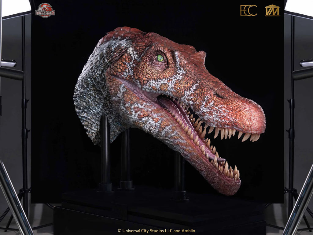 Jurassic Park 3 Spinosaurus Halvskalig Reproduktion av Huvudrekvisita
