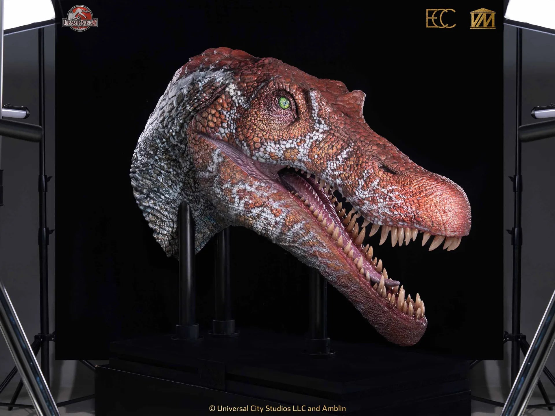 Jurassic Park 3 Spinosaurus Halvskalig Reproduktion av Huvudrekvisita
