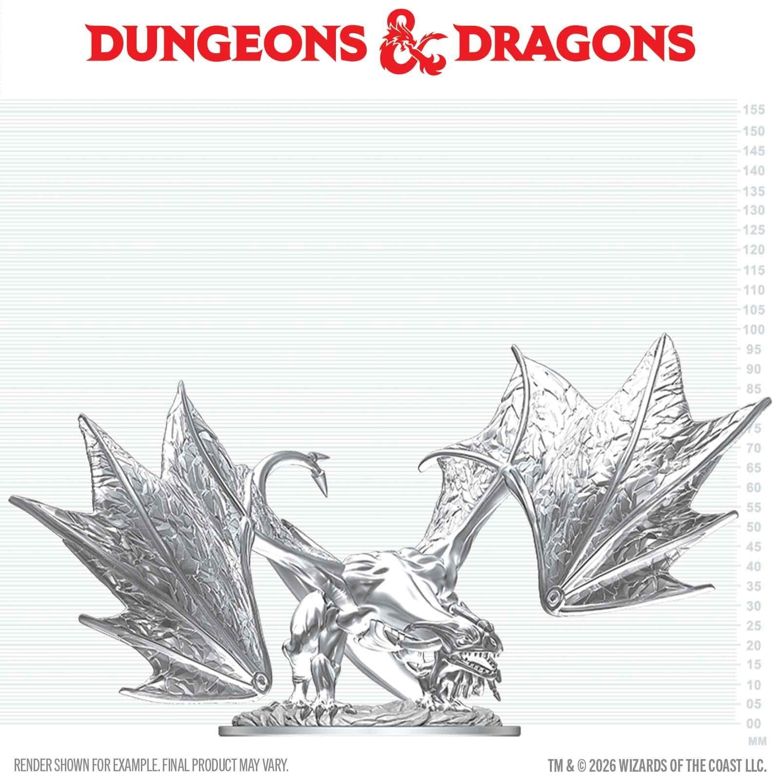 D&d Nolzur Miniatyr Ung Safirdrake
