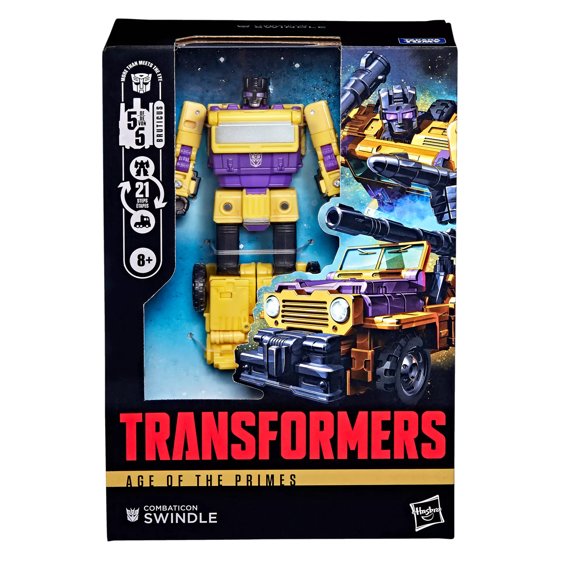 Transformers Ålder av Primes Combaticon Swindle Actionfigur