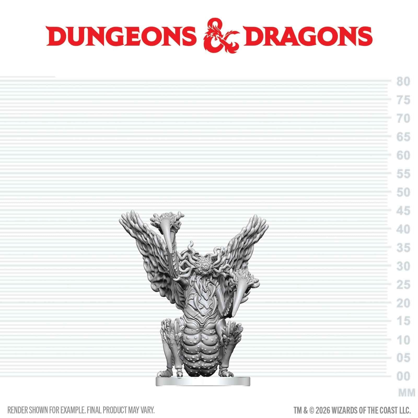 D&d Nolzur Mi-go Figur Moldningssats