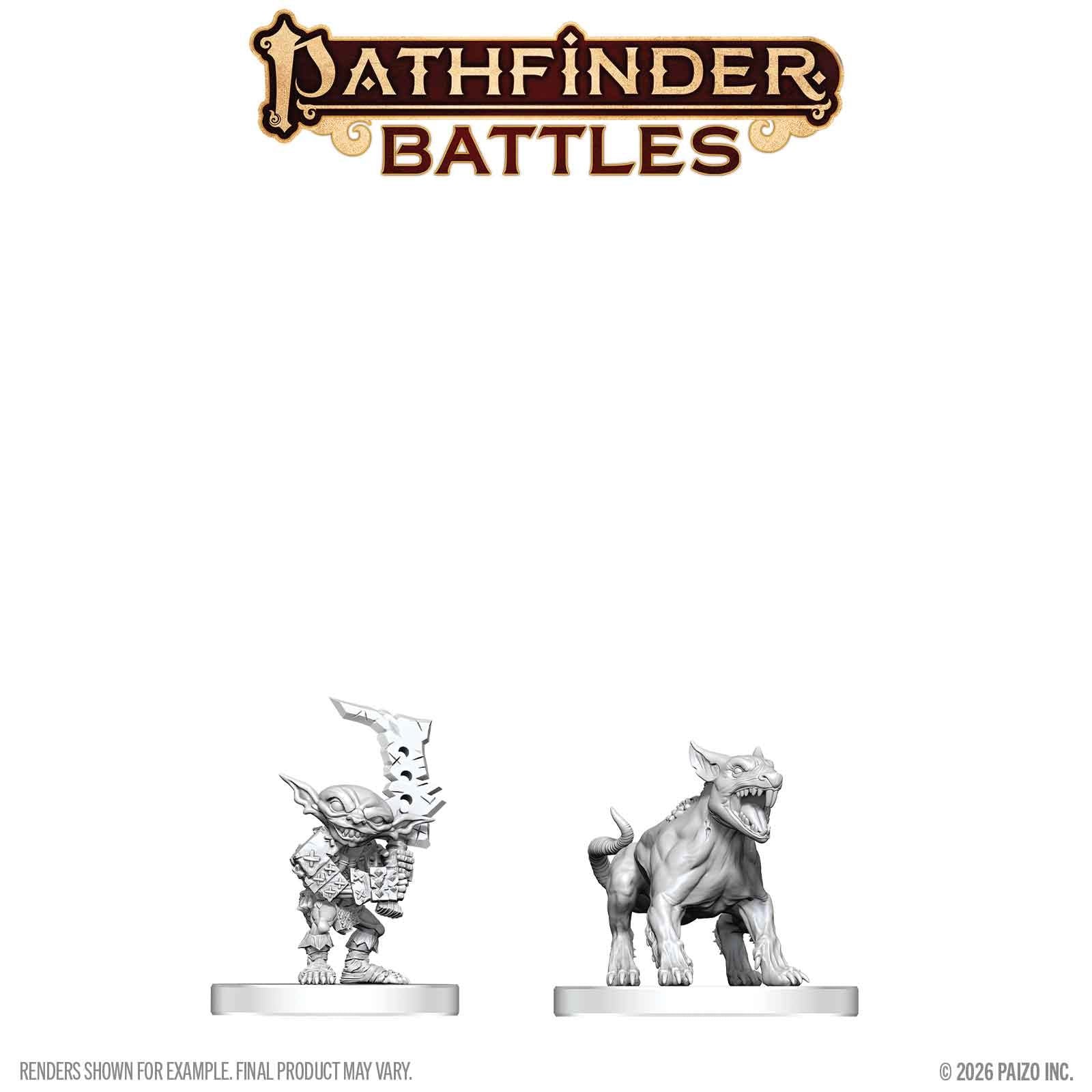 Pathfinder Battles Deep Cuts Goblin Kommando & Goblinhund