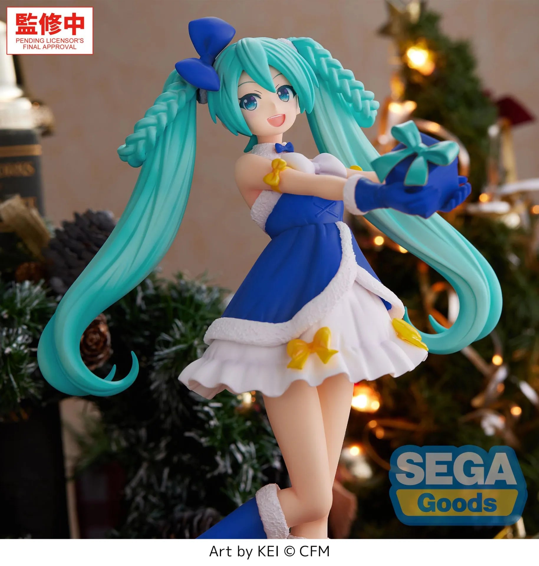 Hatsune Miku Safir Jul High Premium PVC-figur