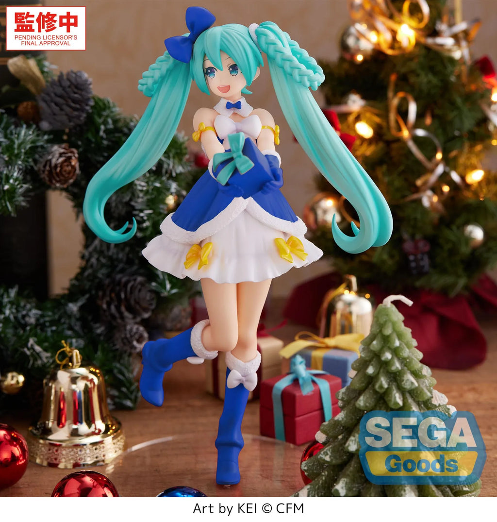 Hatsune Miku Safir Jul High Premium PVC-figur