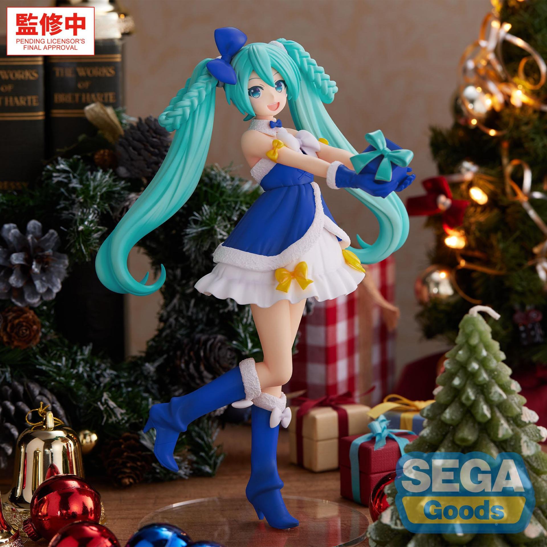 Hatsune Miku Safir Jul High Premium PVC-figur