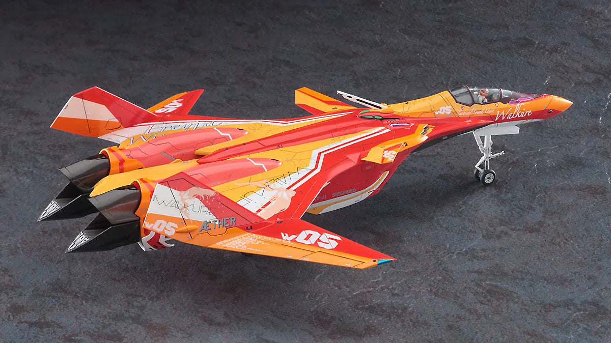 Macross Delta Filmen Vf-31j Siegfried Freyja Wion Färg 1/72