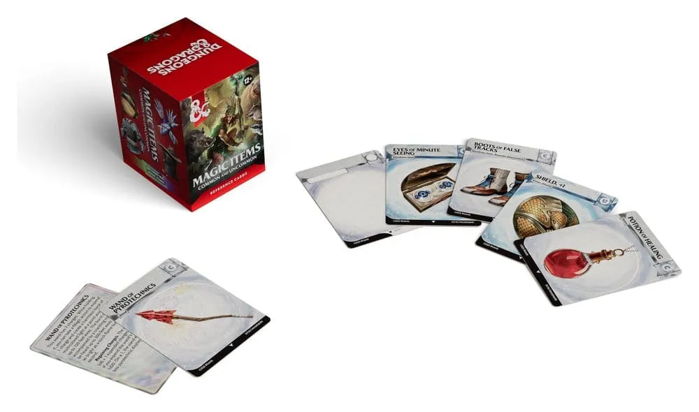 Dungeons & Dragons Referenskort Magiska Föremål (Vanliga och Mindre Vanliga) Svenska