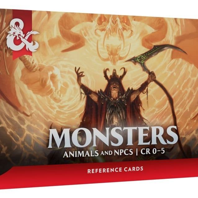 Dungeons & Dragons Referenskort Monster (Djur och NPC) Svenska