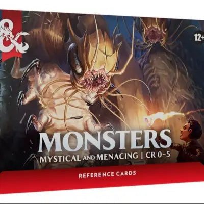 Dungeons & Dragons Referenskort Monster (Mystiska och Hotfulla) Svenska