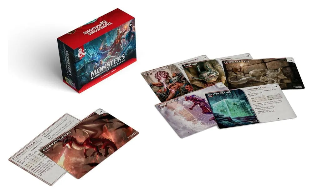 Dungeons & Dragons Referenskort Monster (Fruktansvärda och Våldsamma) Svenska