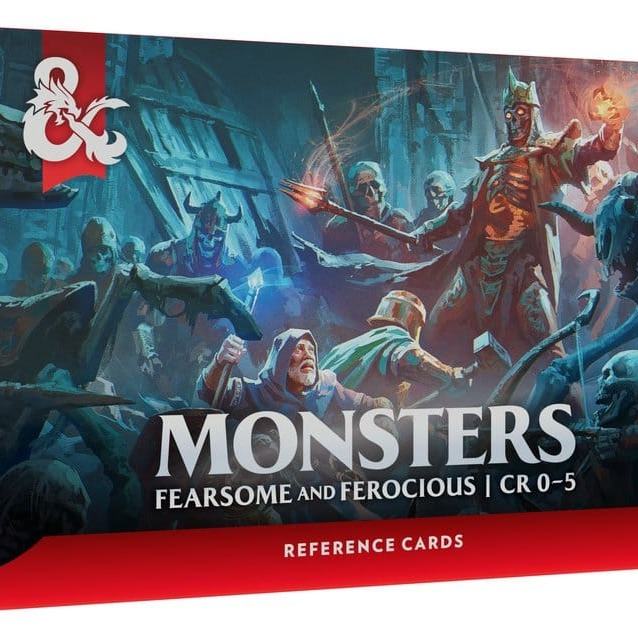 Dungeons & Dragons Referenskort Monster (Fruktansvärda och Våldsamma) Svenska