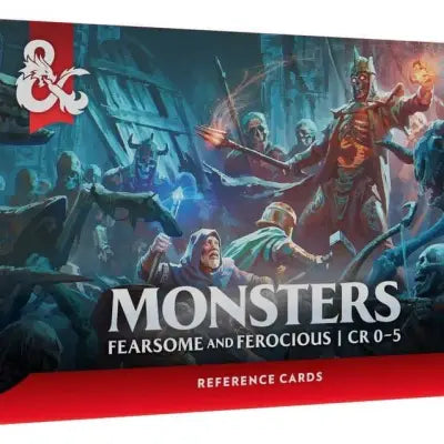 Dungeons & Dragons Referenskort Monster (Fruktansvärda och Våldsamma) Svenska